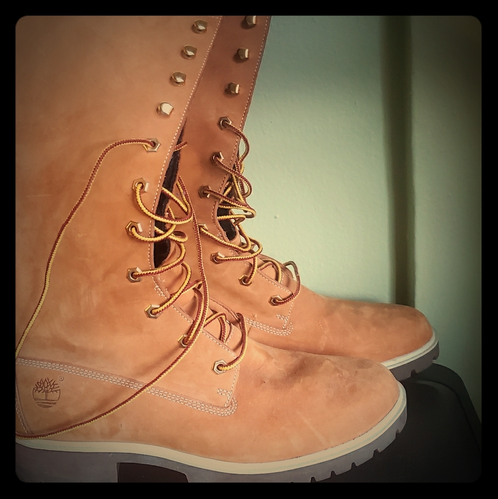 Knee high Timberland boots